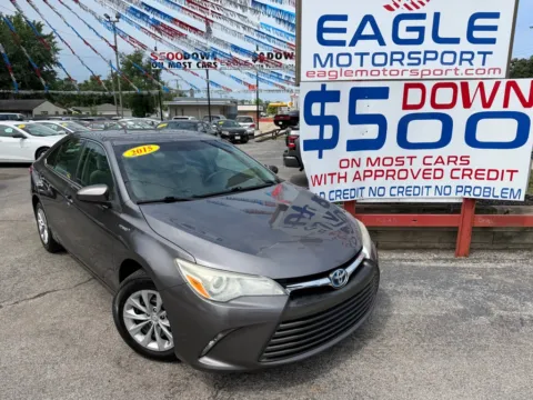 Another view of 2015 TOYOTA CAMRY HYBRID for sale in Hobart, IN at Eagle Motorsport Used Car Dealer Bad Credit Auto Finance Northwest Indiana