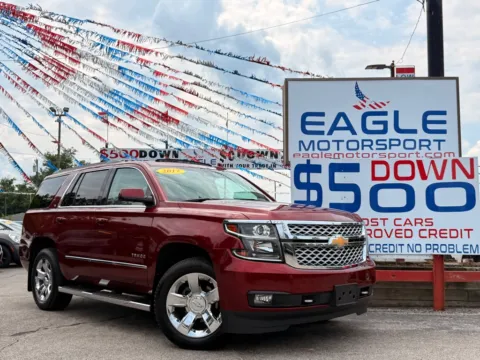 Red 2017 CHEVROLET TAHOE 1500 LT for sale in Hobart, IN