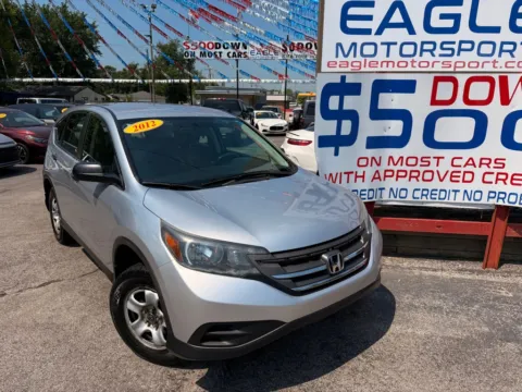 Another view of 2012 HONDA CR-V LX for sale in Hobart, IN at Eagle Motorsport Used Car Dealer Bad Credit Auto Finance Northwest Indiana