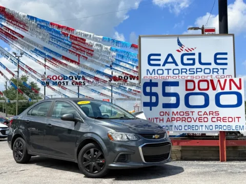 Gray 2017 CHEVROLET SONIC LS for sale in Hobart, IN