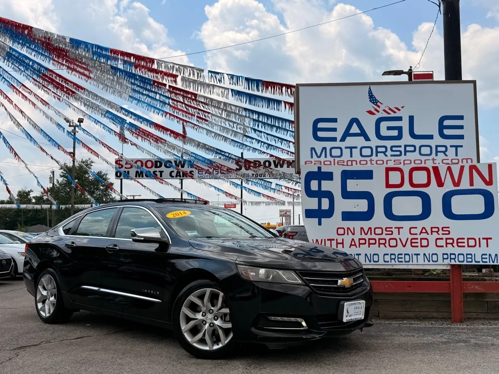 Black 2014 CHEVROLET IMPALA LTZ for sale in Hobart, IN