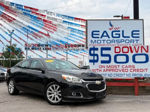 Black 2014 CHEVROLET MALIBU 3LT for sale in Hobart, IN