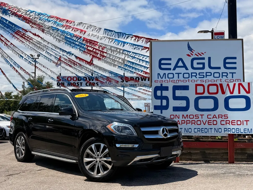 Black 2014 MERCEDES-BENZ GL 450 4MATIC for sale in Hobart, IN