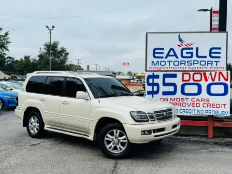More photos of 2004 LEXUS LX 470 at Eagle Motorsport Used Car Dealer Bad Credit Auto Finance Northwest Indiana, IN