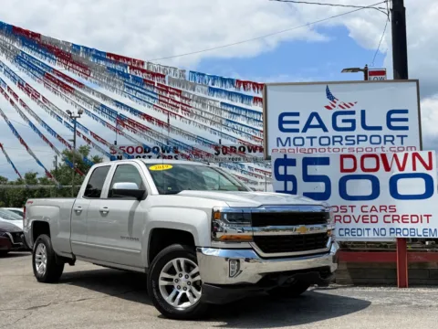 Silver 2019 CHEVROLET SILVERADO LD 15 LT for sale in Hobart, IN