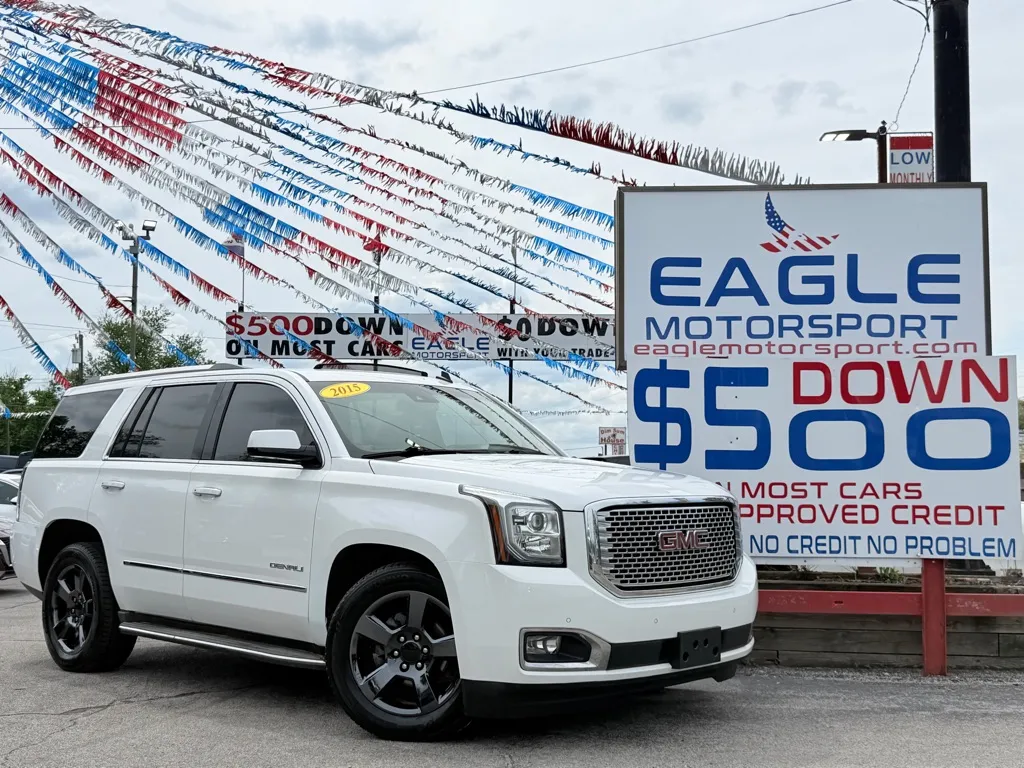 White 2015 GMC YUKON DENALI for sale in Hobart, IN
