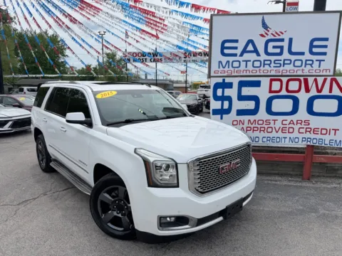Another view of 2015 GMC YUKON DENALI for sale in Hobart, IN at Eagle Motorsport Used Car Dealer Bad Credit Auto Finance Northwest Indiana