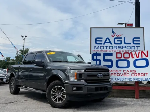 Gray 2018 FORD F-150 SUPERCREW for sale in Hobart, IN