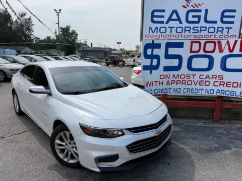 Another view of 2017 CHEVROLET MALIBU LT for sale in Hobart, IN at Eagle Motorsport Used Car Dealer Bad Credit Auto Finance Northwest Indiana
