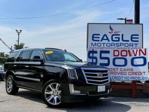 Black 2019 CADILLAC ESCALADE PREMIUM LUXURY for sale in Hobart, IN