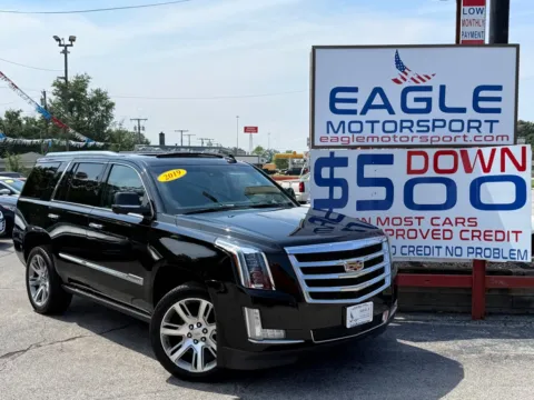 Photos of 2019 CADILLAC ESCALADE PREMIUM LUXURY for sale in Hobart, IN at Eagle Motorsport Used Car Dealer Bad Credit Auto Finance Northwest Indiana