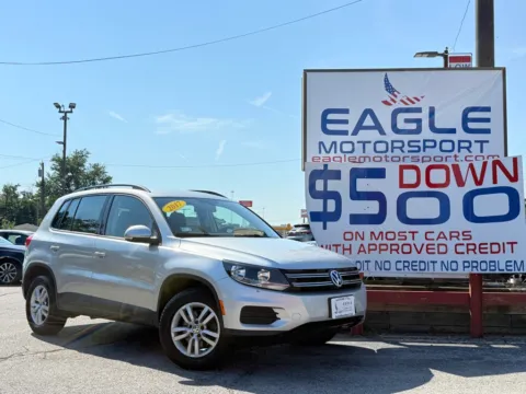 Silver 2017 VOLKSWAGEN TIGUAN S for sale in Hobart, IN