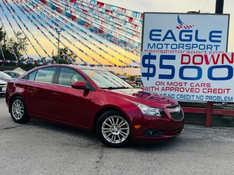 Photos of 2012 CHEVROLET CRUZE ECO for sale in Hobart, IN at Eagle Motorsport Used Car Dealer Bad Credit Auto Finance Northwest Indiana