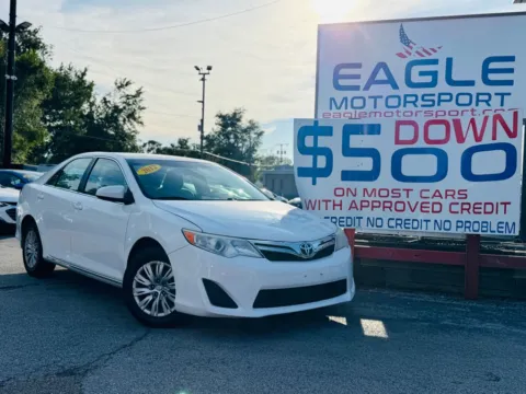 White 2012 TOYOTA CAMRY BASE for sale in Hobart, IN