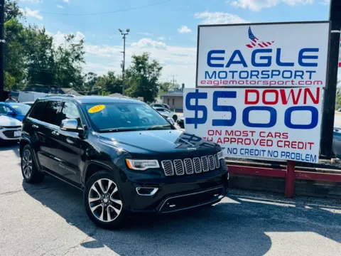 Another view of 2017 JEEP GRAND CHEROKEE OVERLAND for sale in Hobart, IN at Eagle Motorsport Used Car Dealer Bad Credit Auto Finance Northwest Indiana