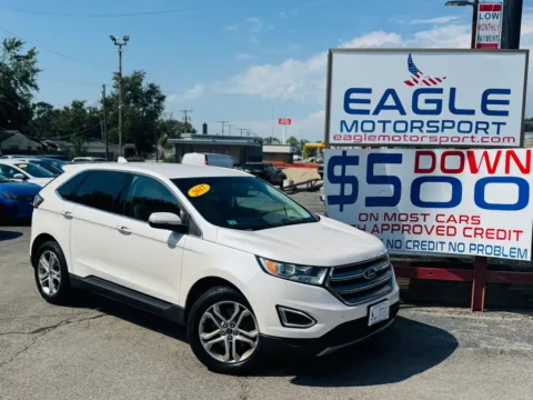 Another view of 2017 FORD EDGE TITANIUM for sale in Hobart, IN at Eagle Motorsport Used Car Dealer Bad Credit Auto Finance Northwest Indiana
