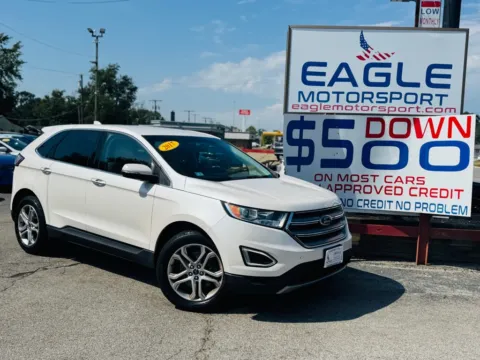 Photos of 2017 FORD EDGE TITANIUM for sale in Hobart, IN at Eagle Motorsport Used Car Dealer Bad Credit Auto Finance Northwest Indiana