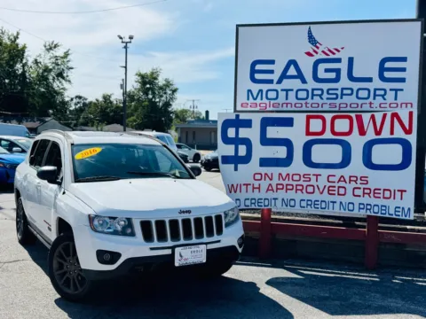 Another view of 2016 JEEP COMPASS SPORT for sale in Hobart, IN at Eagle Motorsport Used Car Dealer Bad Credit Auto Finance Northwest Indiana