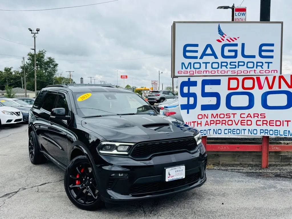 Black 2023 DODGE DURANGO SRT 392 PREMIUM for sale in Hobart, IN