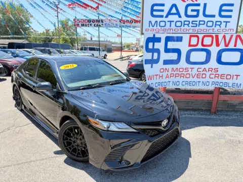 Another view of 2021 TOYOTA CAMRY TRD for sale in Hobart, IN at Eagle Motorsport Used Car Dealer Bad Credit Auto Finance Northwest Indiana