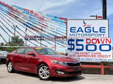 Red 2013 KIA OPTIMA EX for sale in Hobart, IN