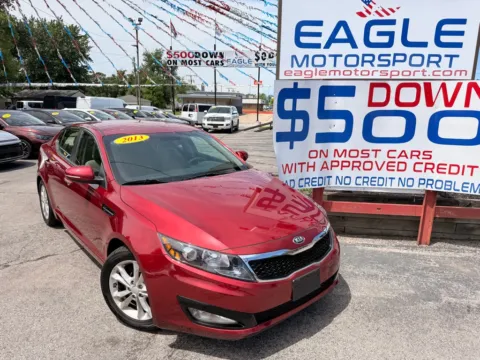 Another view of 2013 KIA OPTIMA EX for sale in Hobart, IN at Eagle Motorsport Used Car Dealer Bad Credit Auto Finance Northwest Indiana