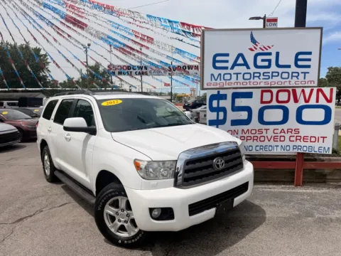 Another view of 2012 TOYOTA SEQUOIA SR5 for sale in Hobart, IN at Eagle Motorsport Used Car Dealer Bad Credit Auto Finance Northwest Indiana