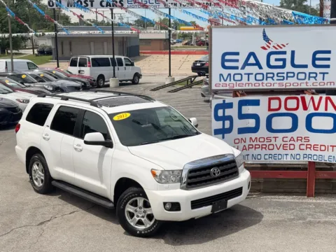 Photos of 2012 TOYOTA SEQUOIA SR5 for sale in Hobart, IN at Eagle Motorsport Used Car Dealer Bad Credit Auto Finance Northwest Indiana