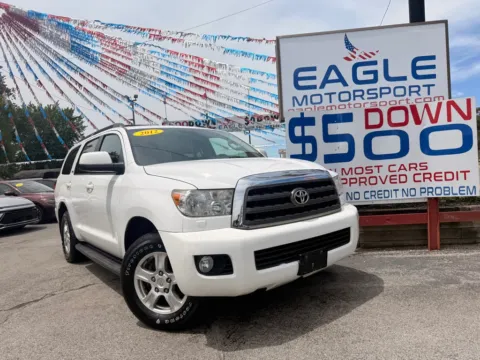 More photos of 2012 TOYOTA SEQUOIA SR5 at Eagle Motorsport Used Car Dealer Bad Credit Auto Finance Northwest Indiana, IN