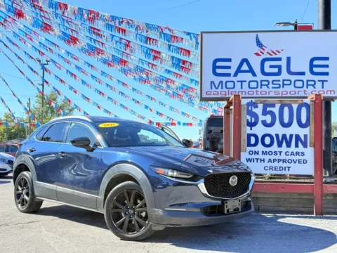 Blue 2021 MAZDA CX-30 PREMIUM for sale in Hobart, IN