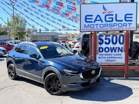 Photos of 2021 MAZDA CX-30 PREMIUM for sale in Hobart, IN at Eagle Motorsport Used Car Dealer Bad Credit Auto Finance Northwest Indiana