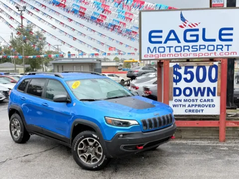 Photos of 2020 JEEP CHEROKEE TRAILHAWK for sale in Hobart, IN at Eagle Motorsport Used Car Dealer Bad Credit Auto Finance Northwest Indiana