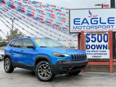 Blue 2020 JEEP CHEROKEE TRAILHAWK for sale in Hobart, IN