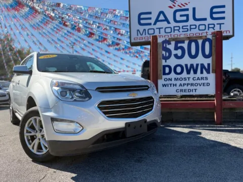 More photos of 2017 CHEVROLET EQUINOX LT at Eagle Motorsport Used Car Dealer Bad Credit Auto Finance Northwest Indiana, IN