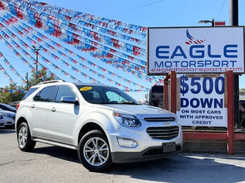 Gray 2017 CHEVROLET EQUINOX LT for sale in Hobart, IN