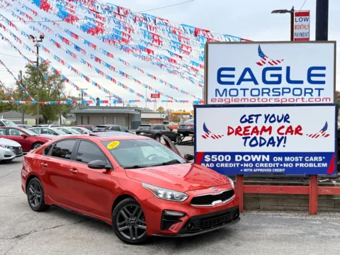 Photos of 2021 KIA FORTE GT LINE for sale in Hobart, IN at Eagle Motorsport Used Car Dealer Bad Credit Auto Finance Northwest Indiana