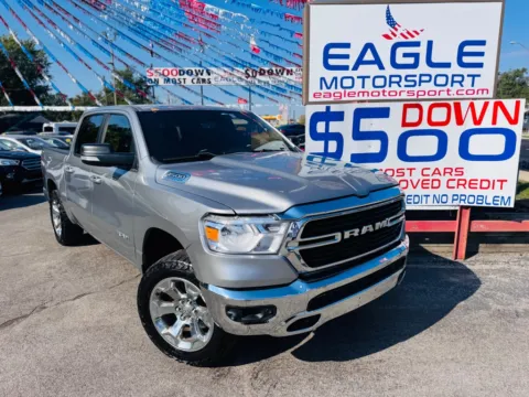 Another view of 2021 RAM 1500 BIG HORN/LONE STAR for sale in Hobart, IN at Eagle Motorsport Used Car Dealer Bad Credit Auto Finance Northwest Indiana