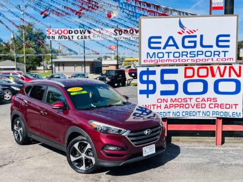 Photos of 2016 HYUNDAI TUCSON LIMITED for sale in Hobart, IN at Eagle Motorsport Used Car Dealer Bad Credit Auto Finance Northwest Indiana