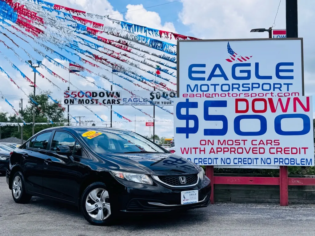 2013 HONDA CIVIC LX for sale in Hobart, IN