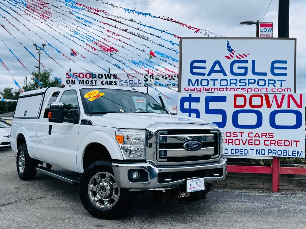 White 2016 FORD F250 SUPER DUTY for sale in Hobart, IN