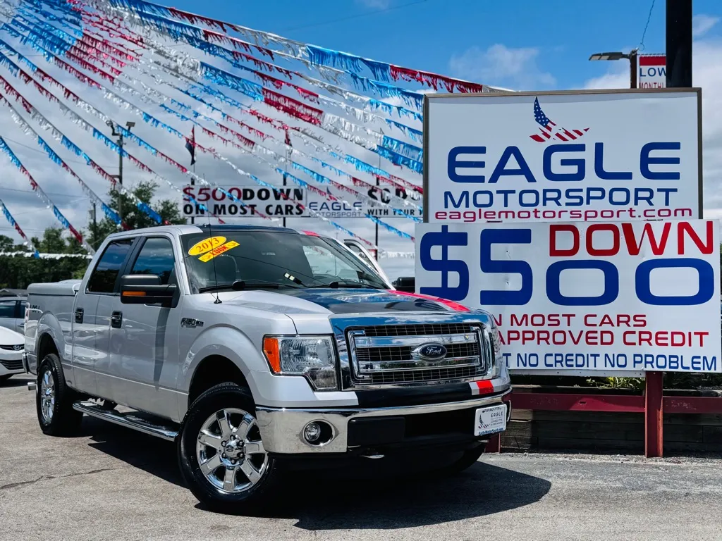 Silver 2013 FORD F-150 SUPERCREW for sale in Hobart, IN