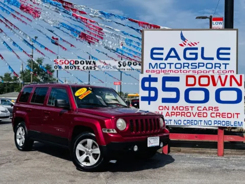 Red 2011 JEEP PATRIOT SPORT for sale in Hobart, IN