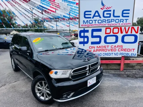 Another view of 2018 DODGE DURANGO SXT for sale in Hobart, IN at Eagle Motorsport Used Car Dealer Bad Credit Auto Finance Northwest Indiana