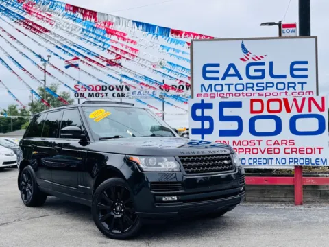 Black 2014 LAND ROVER RANGE ROVER AUTOBIOGRAPHY for sale in Hobart, IN