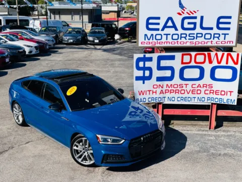 Photos of 2019 AUDI A5 PREMIUM PLUS S-LINE for sale in Hobart, IN at Eagle Motorsport Used Car Dealer Bad Credit Auto Finance Northwest Indiana