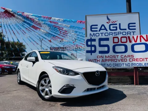 Another view of 2015 MAZDA 3 SPORT for sale in Hobart, IN at Eagle Motorsport Used Car Dealer Bad Credit Auto Finance Northwest Indiana