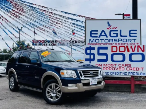 Blue 2008 FORD EXPLORER EDDIE BAUER for sale in Hobart, IN