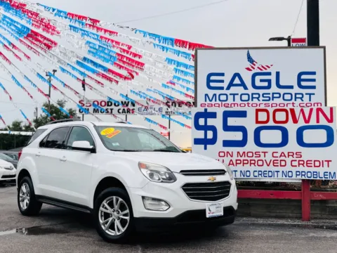 White 2017 CHEVROLET EQUINOX LT for sale in Hobart, IN