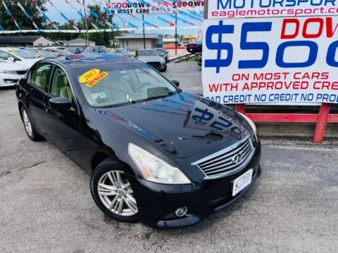 Another view of 2012 INFINITI G37 for sale in Hobart, IN at Eagle Motorsport Used Cars