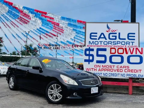 Black 2012 INFINITI G37 for sale in Hobart, IN
